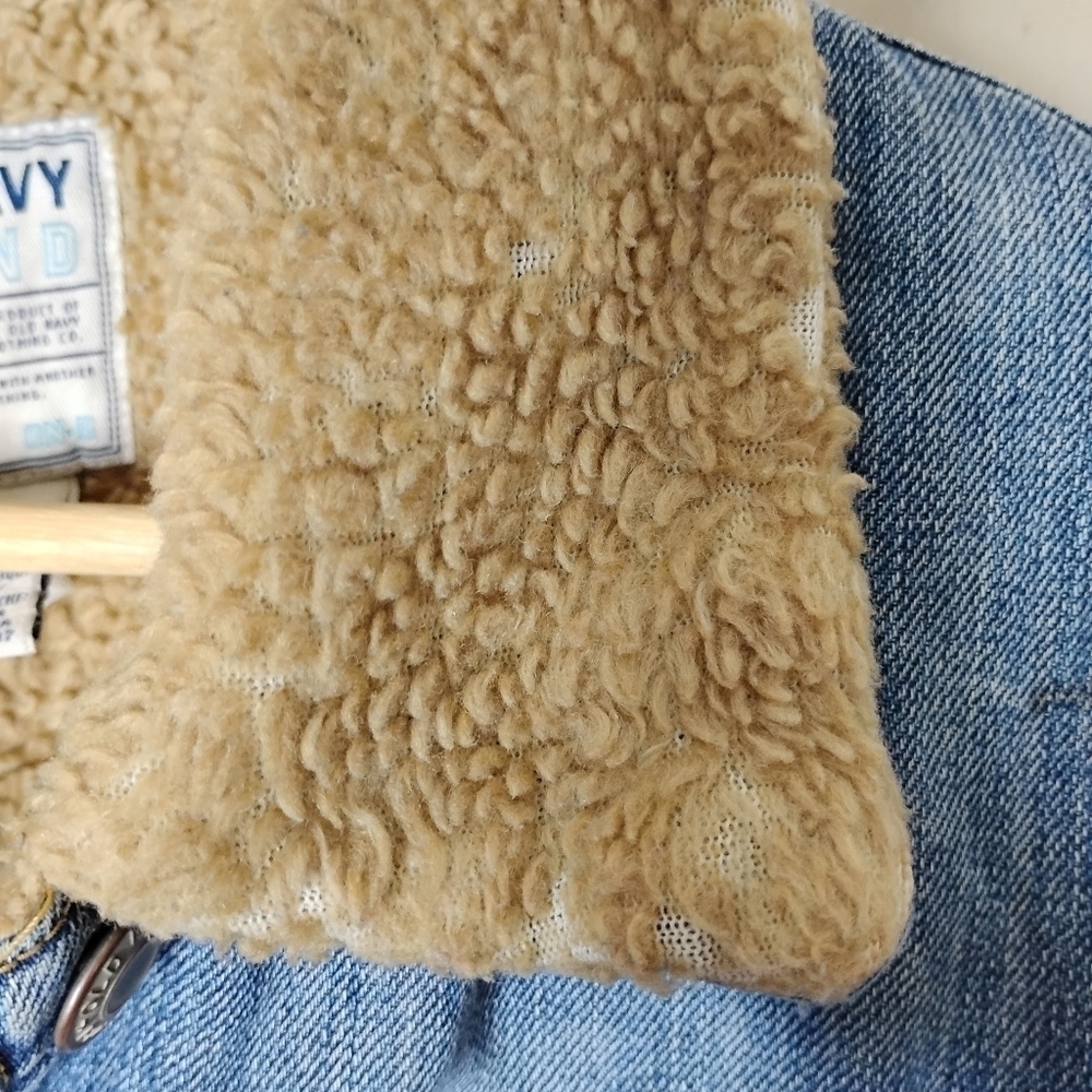 Vintage Old Navy Grunge Denim Trucker Jacket - Picture 5 of 16